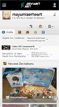 Mobile Screenshot of mayumiaerheart.deviantart.com