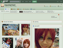 Tablet Screenshot of mayumiaerheart.deviantart.com