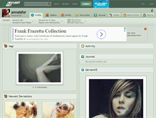 Tablet Screenshot of annaisfor.deviantart.com