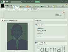 Tablet Screenshot of jackinbox.deviantart.com