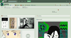 Desktop Screenshot of cyberiris.deviantart.com
