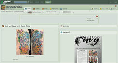 Desktop Screenshot of chrisnettletattoo.deviantart.com