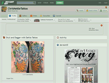 Tablet Screenshot of chrisnettletattoo.deviantart.com