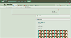 Desktop Screenshot of dark--sapphire.deviantart.com