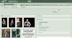 Desktop Screenshot of darkknitsboutique.deviantart.com
