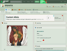 Tablet Screenshot of alexavarice.deviantart.com