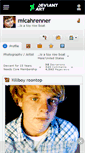Mobile Screenshot of micahrenner.deviantart.com