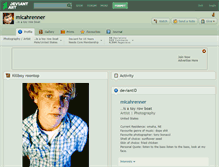 Tablet Screenshot of micahrenner.deviantart.com