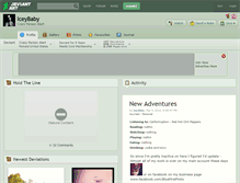 Tablet Screenshot of iceybaby.deviantart.com