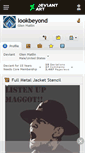 Mobile Screenshot of lookbeyond.deviantart.com