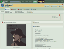 Tablet Screenshot of lookbeyond.deviantart.com