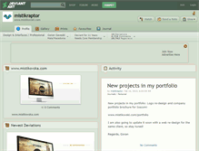 Tablet Screenshot of mistikraptor.deviantart.com