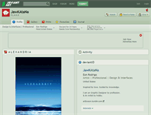 Tablet Screenshot of jawkatana.deviantart.com