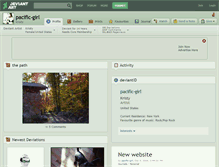 Tablet Screenshot of pacific-girl.deviantart.com