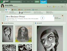Tablet Screenshot of anna-kafka.deviantart.com