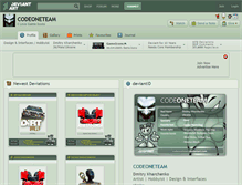 Tablet Screenshot of codeoneteam.deviantart.com