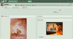 Desktop Screenshot of foxflake.deviantart.com