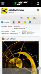 Mobile Screenshot of madmoocow.deviantart.com