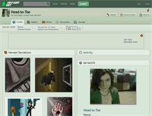 Tablet Screenshot of head-to-toe.deviantart.com