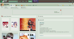 Desktop Screenshot of miicchan.deviantart.com