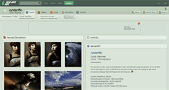 Desktop Screenshot of cyndyrific.deviantart.com