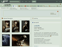 Tablet Screenshot of cyndyrific.deviantart.com