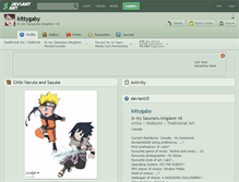 Tablet Screenshot of kittygaby.deviantart.com