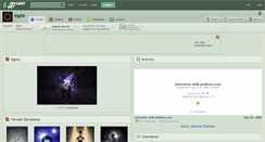 Desktop Screenshot of inphi.deviantart.com