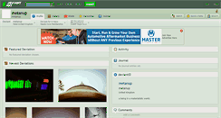 Desktop Screenshot of metanup.deviantart.com