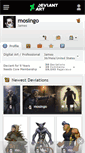 Mobile Screenshot of mosingo.deviantart.com