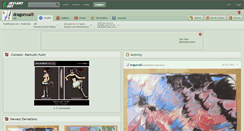 Desktop Screenshot of dragonxalli.deviantart.com