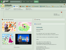 Tablet Screenshot of nimbooda.deviantart.com