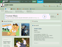 Tablet Screenshot of anlath-callan.deviantart.com