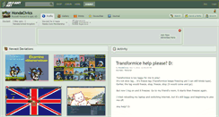 Desktop Screenshot of hondacivics.deviantart.com