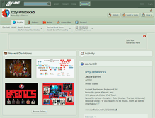 Tablet Screenshot of izzy-whitlock5.deviantart.com