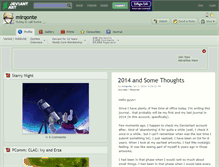 Tablet Screenshot of mirqonte.deviantart.com