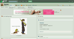 Desktop Screenshot of damster.deviantart.com