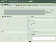 Tablet Screenshot of maidplz.deviantart.com