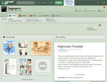 Tablet Screenshot of doggiegerm.deviantart.com