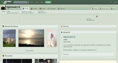 Desktop Screenshot of nightshade218.deviantart.com