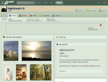Tablet Screenshot of nightshade218.deviantart.com