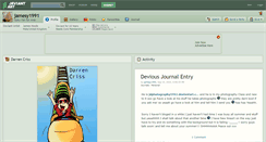 Desktop Screenshot of jamesy1991.deviantart.com