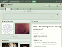 Tablet Screenshot of crunchward.deviantart.com