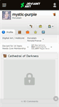 Mobile Screenshot of mystic-purple.deviantart.com