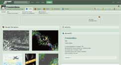 Desktop Screenshot of freedombless.deviantart.com