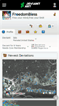 Mobile Screenshot of freedombless.deviantart.com