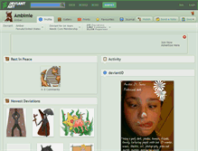 Tablet Screenshot of ambimie.deviantart.com