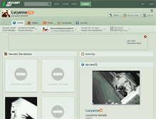 Tablet Screenshot of lucyanna.deviantart.com