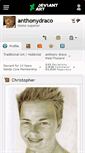 Mobile Screenshot of anthonydraco.deviantart.com