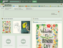 Tablet Screenshot of danielfoez.deviantart.com
